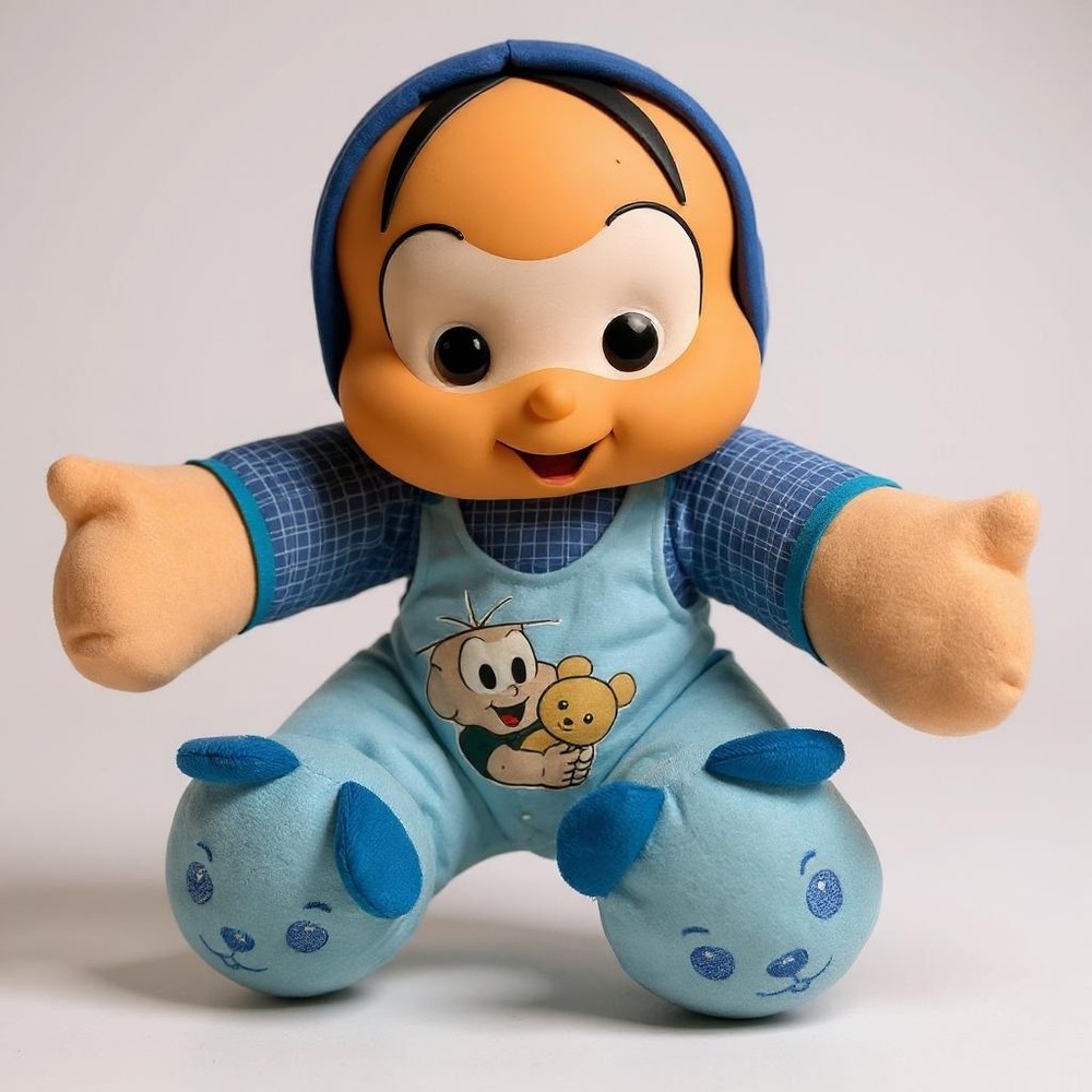 Turma da Monica Plush Doll Sleepy Time Pajamas Outfit‎ Toy Jimmy Five